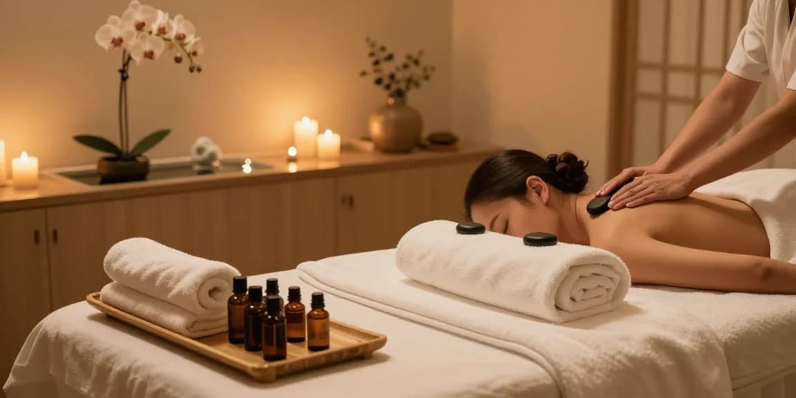 Relaxing spa treatment as part of NHÀ CÁI ALO8 wellness experiences.