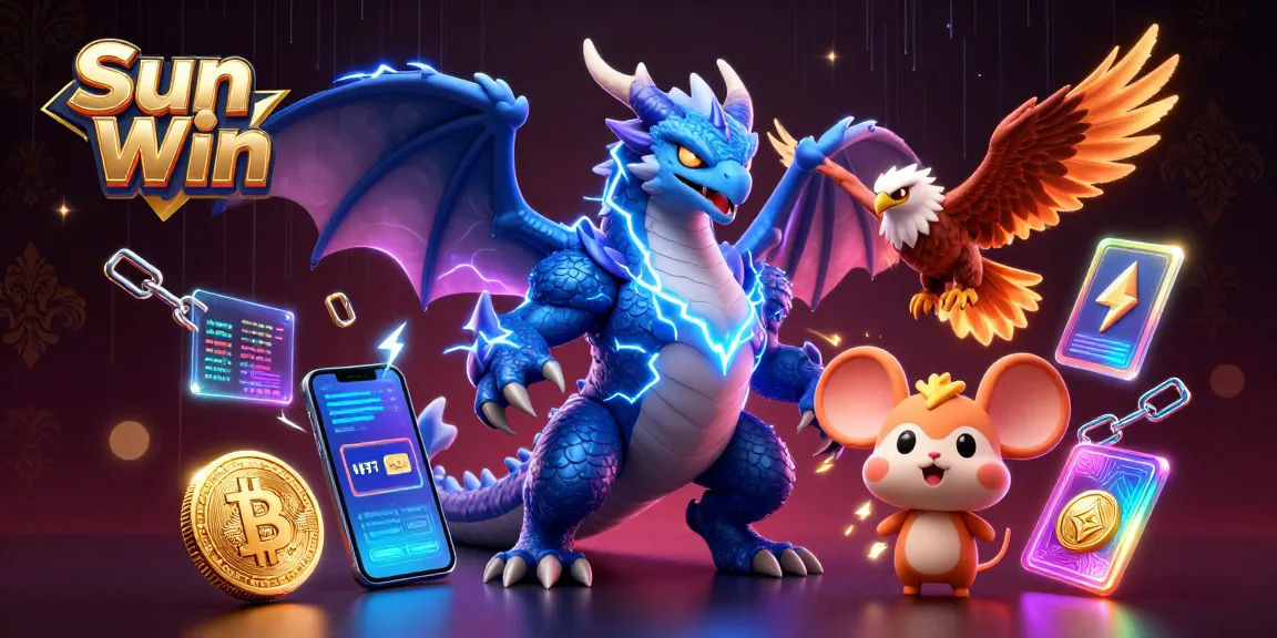 Engage with Sun Win's electrifying casino experience with dynamic 3D characters and crypto elements.