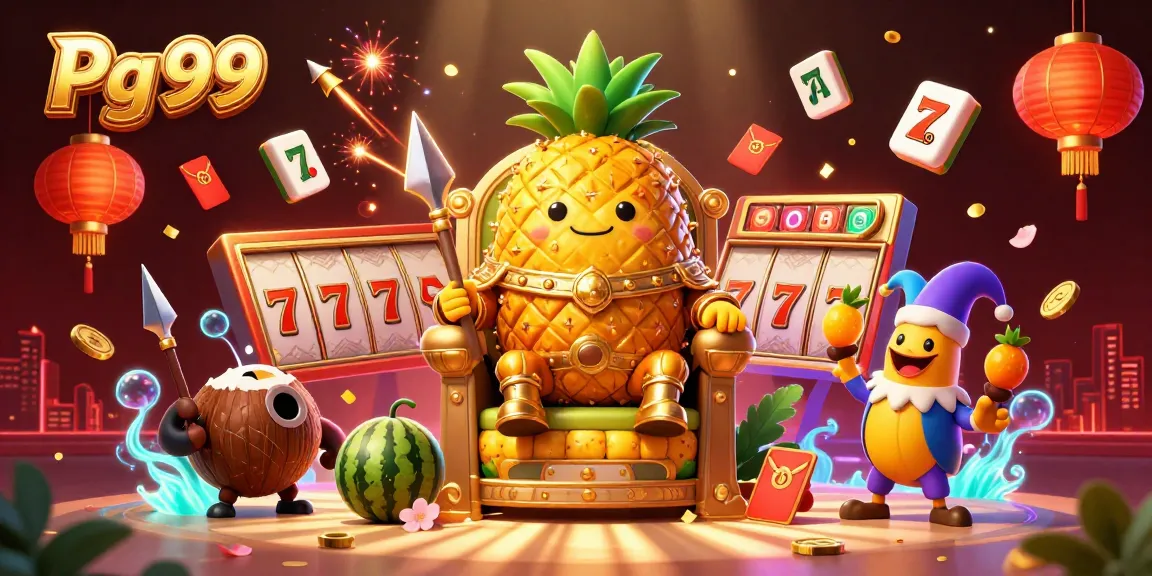 Experience exciting gameplay at Pg 99 with dynamic slot reels and vibrant casino elements.