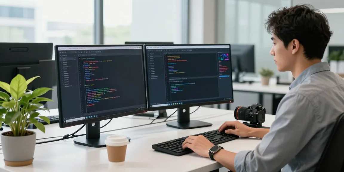 Digital marketing professional optimizing instant indexing strategies in a contemporary office.
