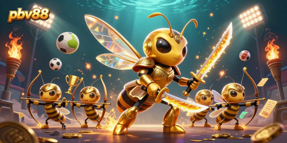 Engage in exhilarating betting experiences with pbv88's lively 3D illustration showcasing a vibrant casino atmosphere and energetic gameplay.