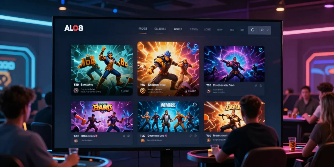 ALO8 online gaming platform featuring advanced UI, providing a seamless user experience in digital entertainment.