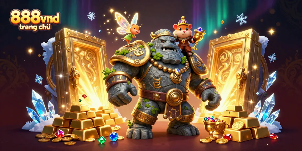 Engage in exciting gameplay with 888vnd trang chủ featuring dynamic casino elements and rich treasures.