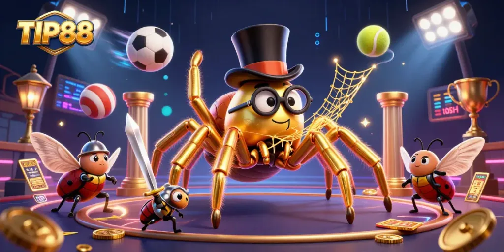 Engage in thrilling gaming at TIP88 with dynamic sports elements in an exciting casino atmosphere.