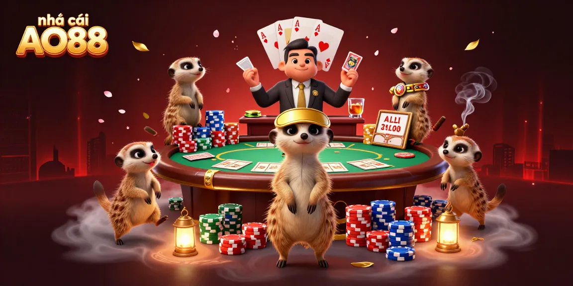 Engage with nhà cái AO88 in an exciting meerkat casino operation, showcasing dynamic gameplay.