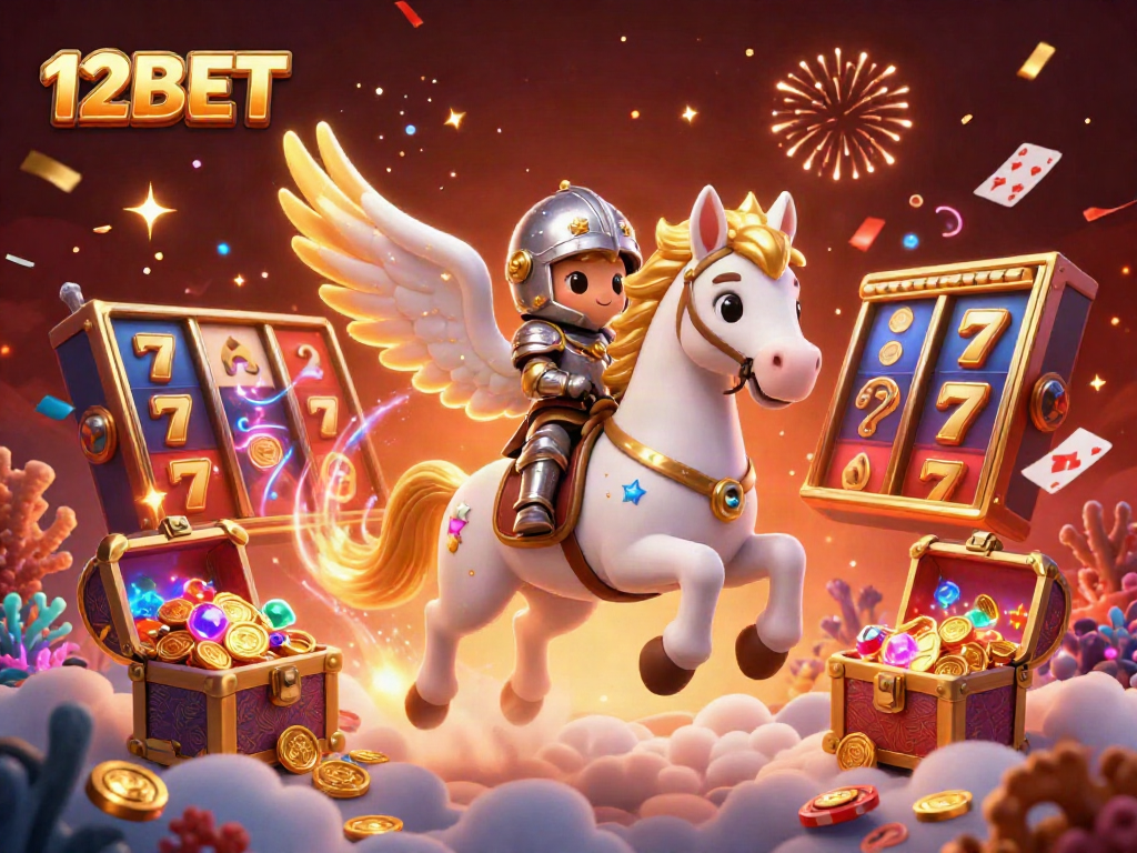 Experience thrilling wins at 12BET through immersive slot gaming and vibrant casino elements.