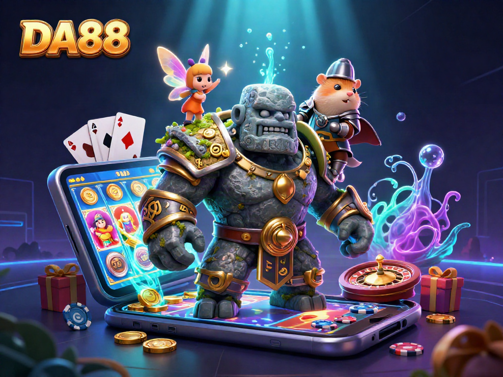 DA88 offers an exciting casino adventure with vibrant slot games and magical elements.