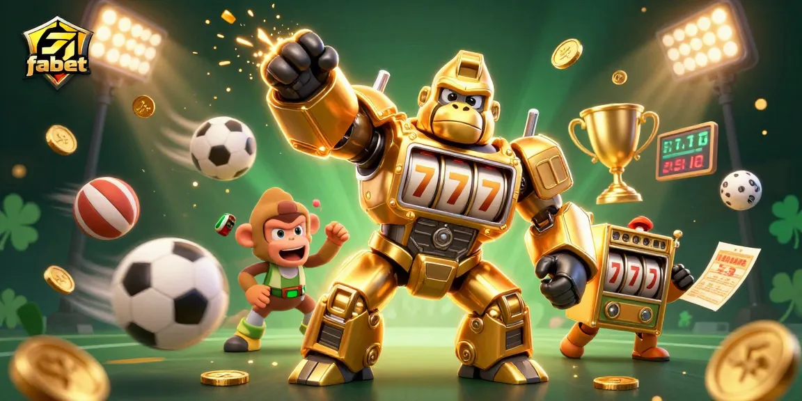 Fabet offers thrilling sports betting with dynamic gorilla mech and sports elements.
