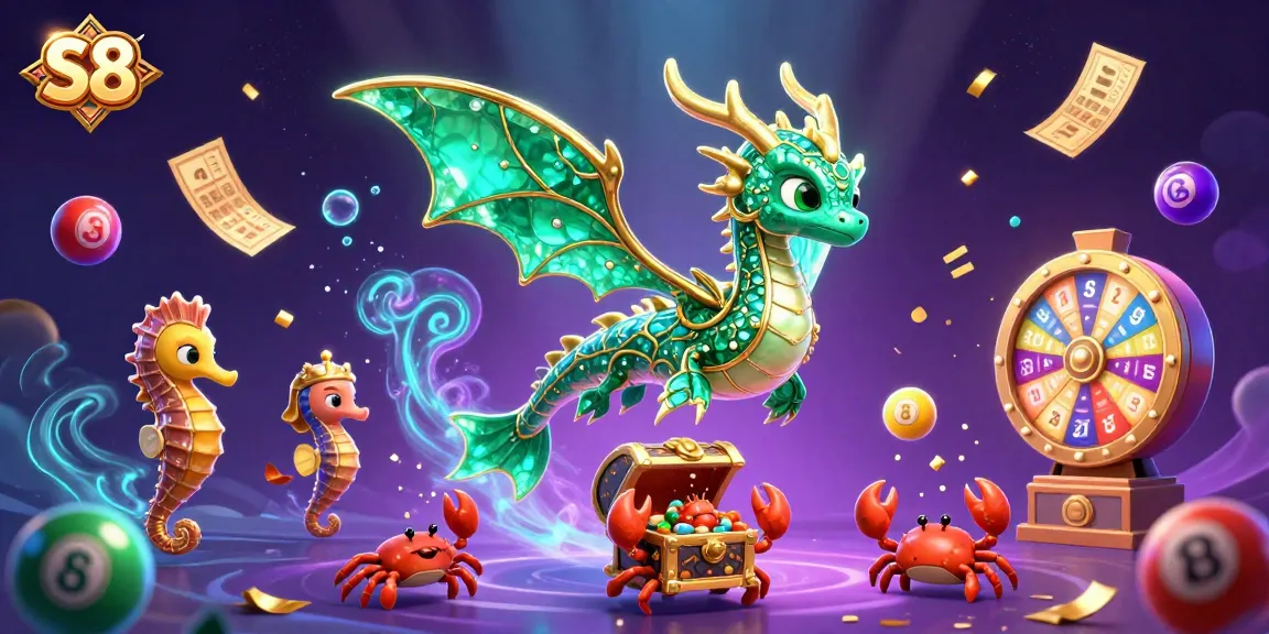 S8 thrills players by spinning colorful lottery balls, enriching the treasure chest experience.