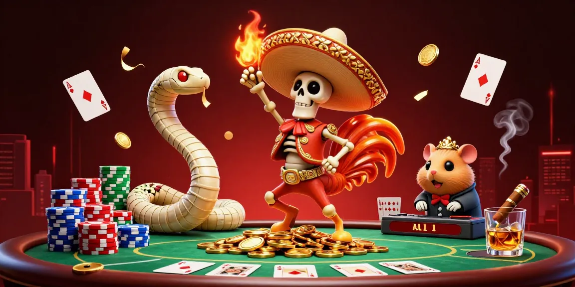 Experience thrilling fl88 adventures with cartoon characters dancing on golden coins at a vibrant casino.
