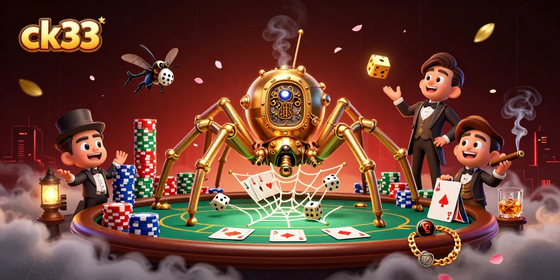 Engage in CK33's thrilling gaming experience through captivating steampunk-inspired visuals.