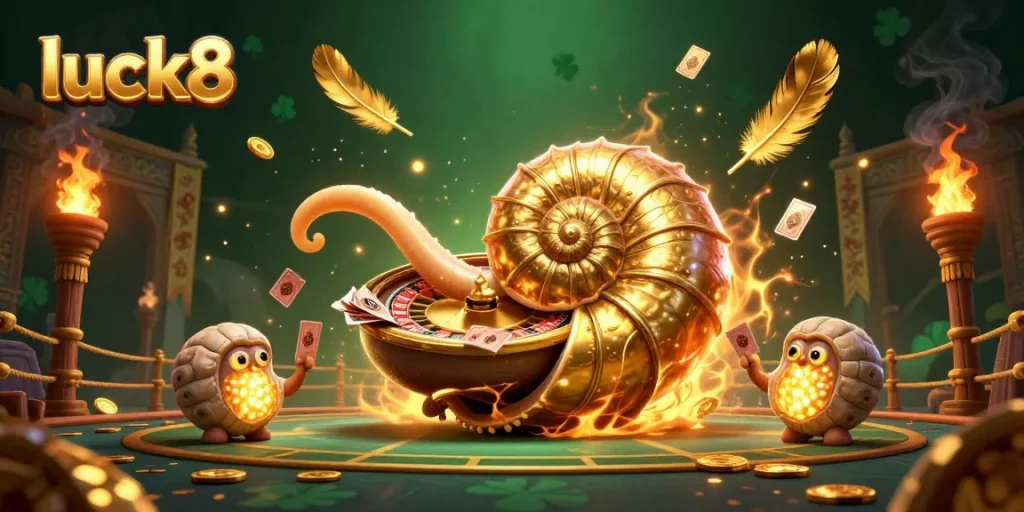 Experience electrifying luck8 casino thrills with an ancient nautilus roulette wheel and glowing companions.