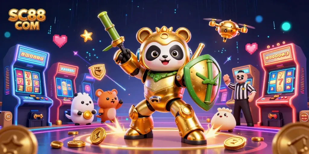 Experience thrilling gameplay at SC88 COM with a vibrant casino-themed scene featuring dynamic elements.